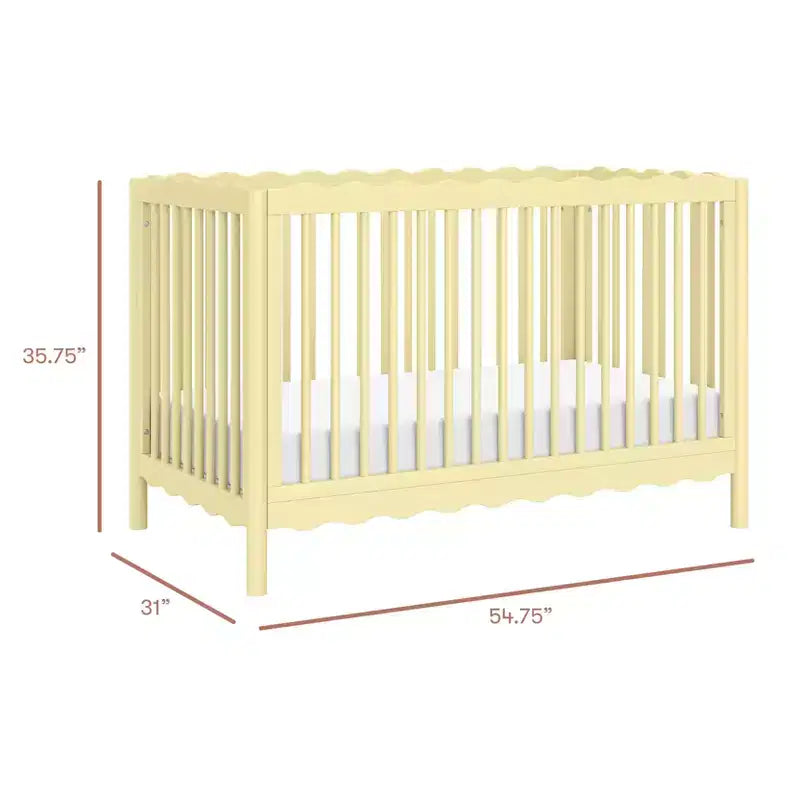 Babyletto Swell 4-in-1 umwandelbares Kinderbett mit Umbausatz zum Kleinkindbett