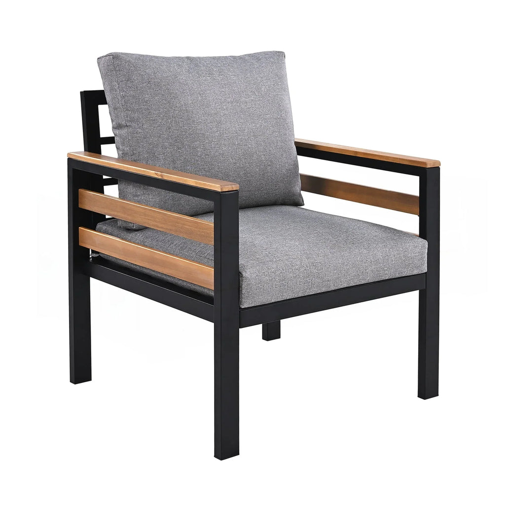 4-teiliges Outdoor-Gartenmöbel-Set mit Sofa