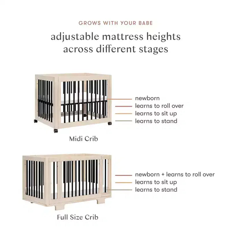 Babyletto Yuzu 8-in-1 umwandelbares Kinderbett mit All-Stages Umrüst-Kits