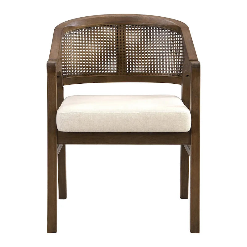Christopher Knight Home - Esszimmerstuhl mit Rohrgeflecht (2er-Set)