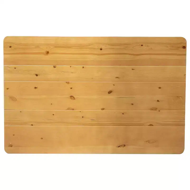 Flash Furniture 46 x 30 rechteckiger Esstisch aus massiver Kiefer im Landhausstil