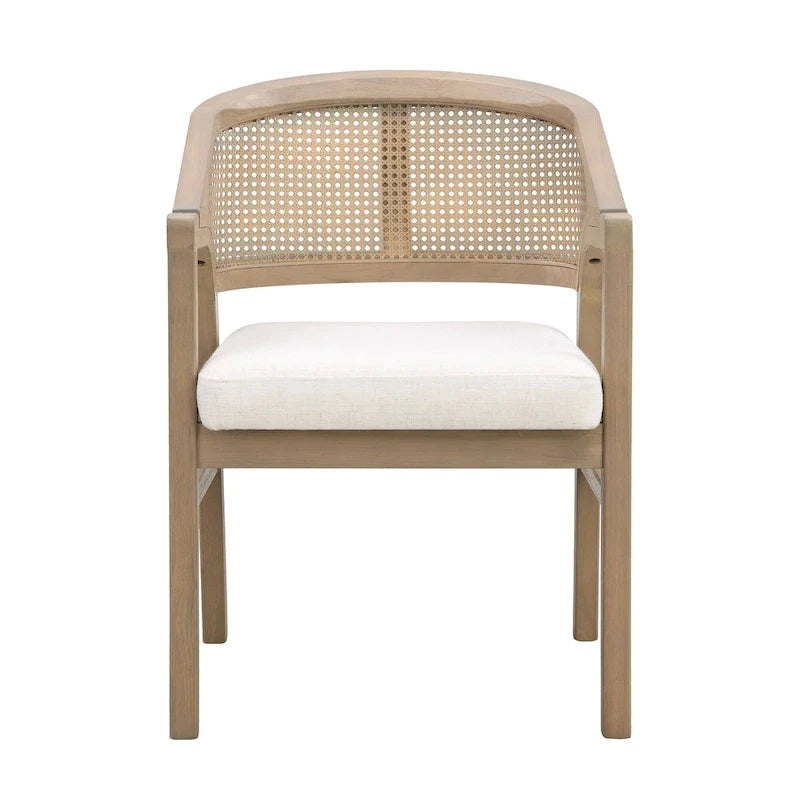 Christopher Knight Home - Esszimmerstuhl mit Rohrgeflecht (2er-Set)