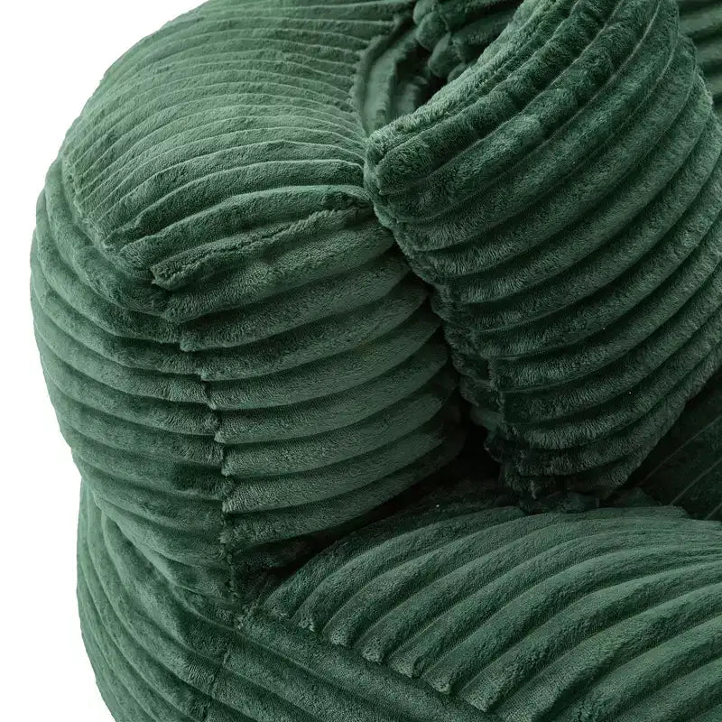 Sitzsacksofa für Erwachsene und Kinder, übergroßer Cord-Sitzsackstuhl mit 3 Kissen und Armlehne für Wohnzimmer und Schlafzimmer