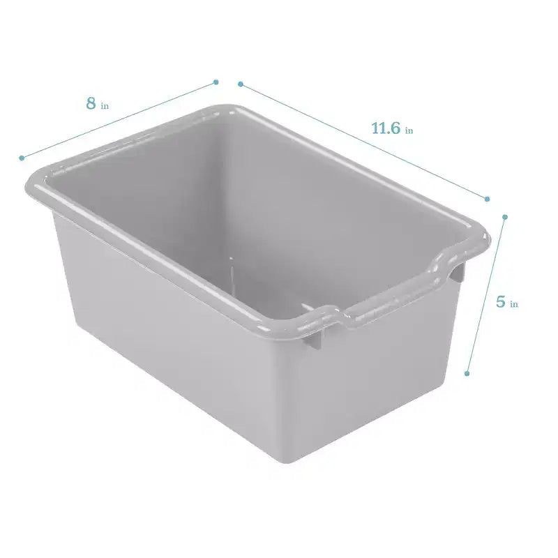 Mobiler Cubby-Schrank mit 15 offenen Behältern, 3x4, Kindermöbel