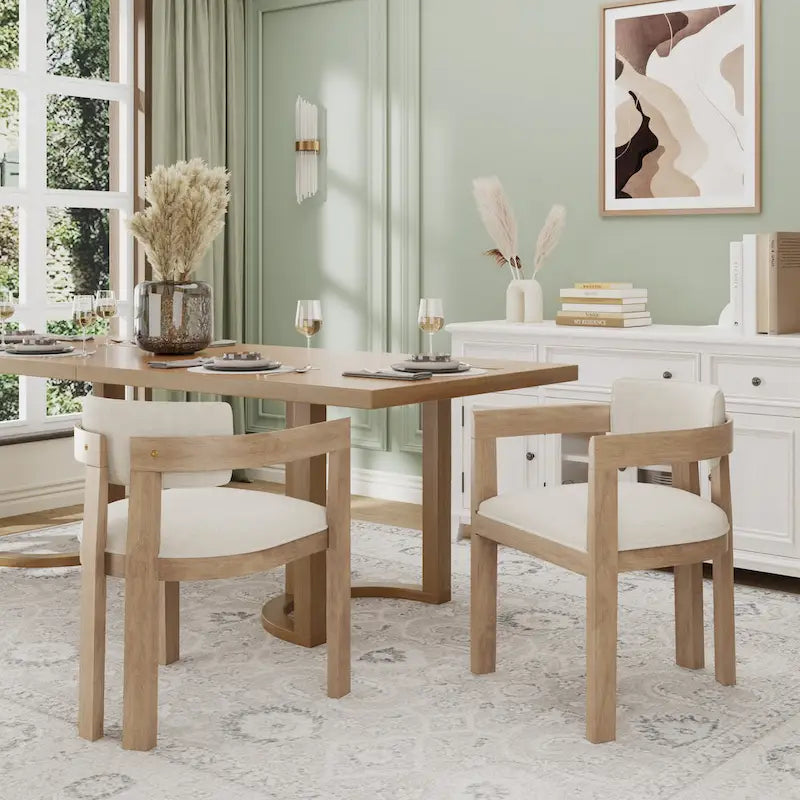 Conrad Raffinierter Moderner Esszimmerstuhl mit Armlehne von Christopher Knight Home