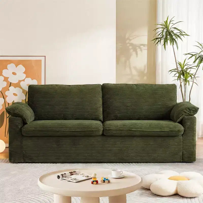 Dyonery 86 Cloud Loveseat Sofa, tiefer Sitz & breite Armlehnenkissen, stabiler Rahmen, atmungsaktives ergonomisches Design
