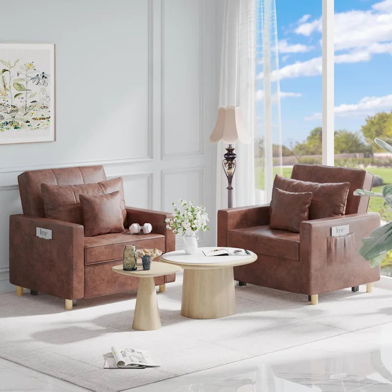 Verstellbares Schlafsofa, 3-in-1-Funktion, verschiedene Farben, für 1 Person