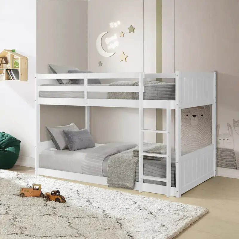 Delphia Low Profile Etagenbett, zwei Einzelbetten übereinander