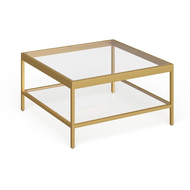 Alexis Couchtisch aus Metall und Glas