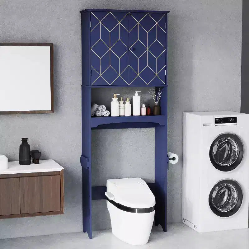 Badschrank über der Toilette Platzsparer fürs Badezimmer