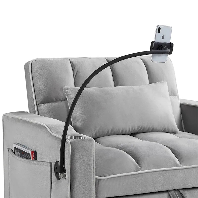 Verwandelbarer Schlafsofa-Sessel, verstellbarer Auszieh-Schlafsessel