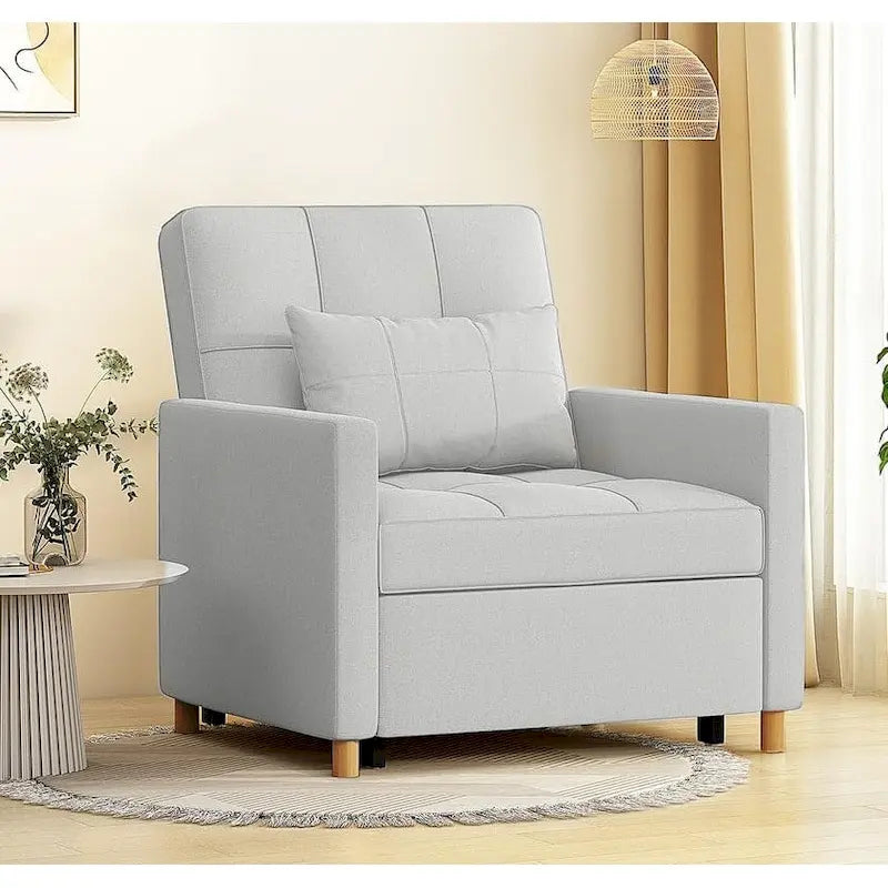 AECOJOY 3-in-1 Schlafsofasessel mit Kissen und verstellbarer Rückenlehne
