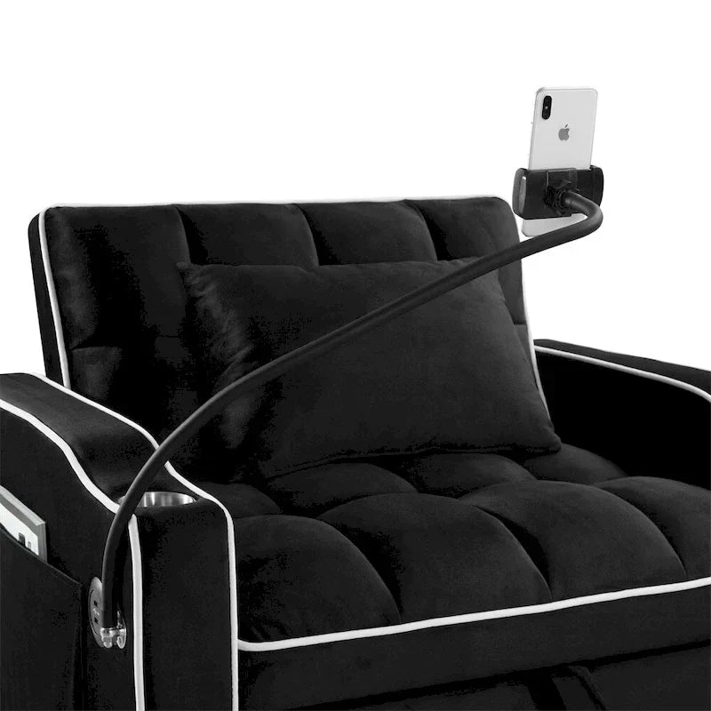 Verwandelbarer Schlafsofa-Sessel, verstellbarer Auszieh-Schlafsessel