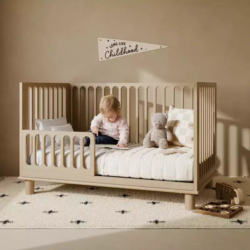 Storkcraft Sicily Deluxe 3-in-1-Kinderbett mit Kleinkindschutzgitter