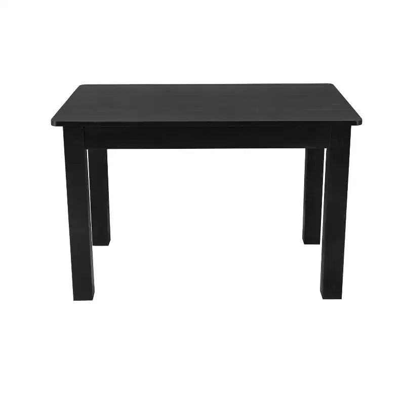 Flash Furniture 46 x 30 rechteckiger Esstisch aus massiver Kiefer im Landhausstil
