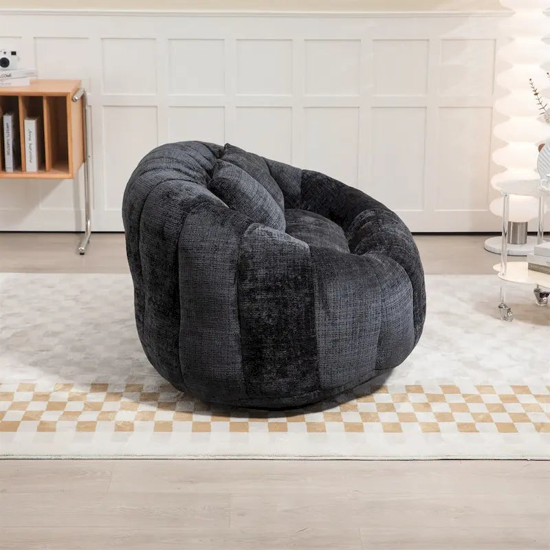 Chenille-Sitzsack – Faules Sofa
