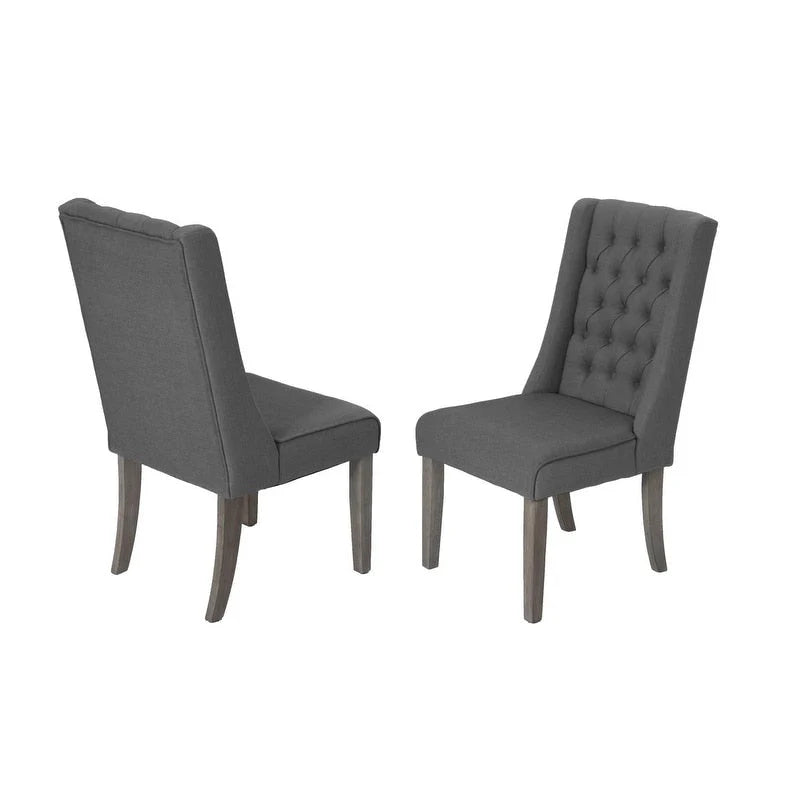 Best Quality Furniture 9-teiliges rustikales, ausziehbares Esszimmerset in Grau