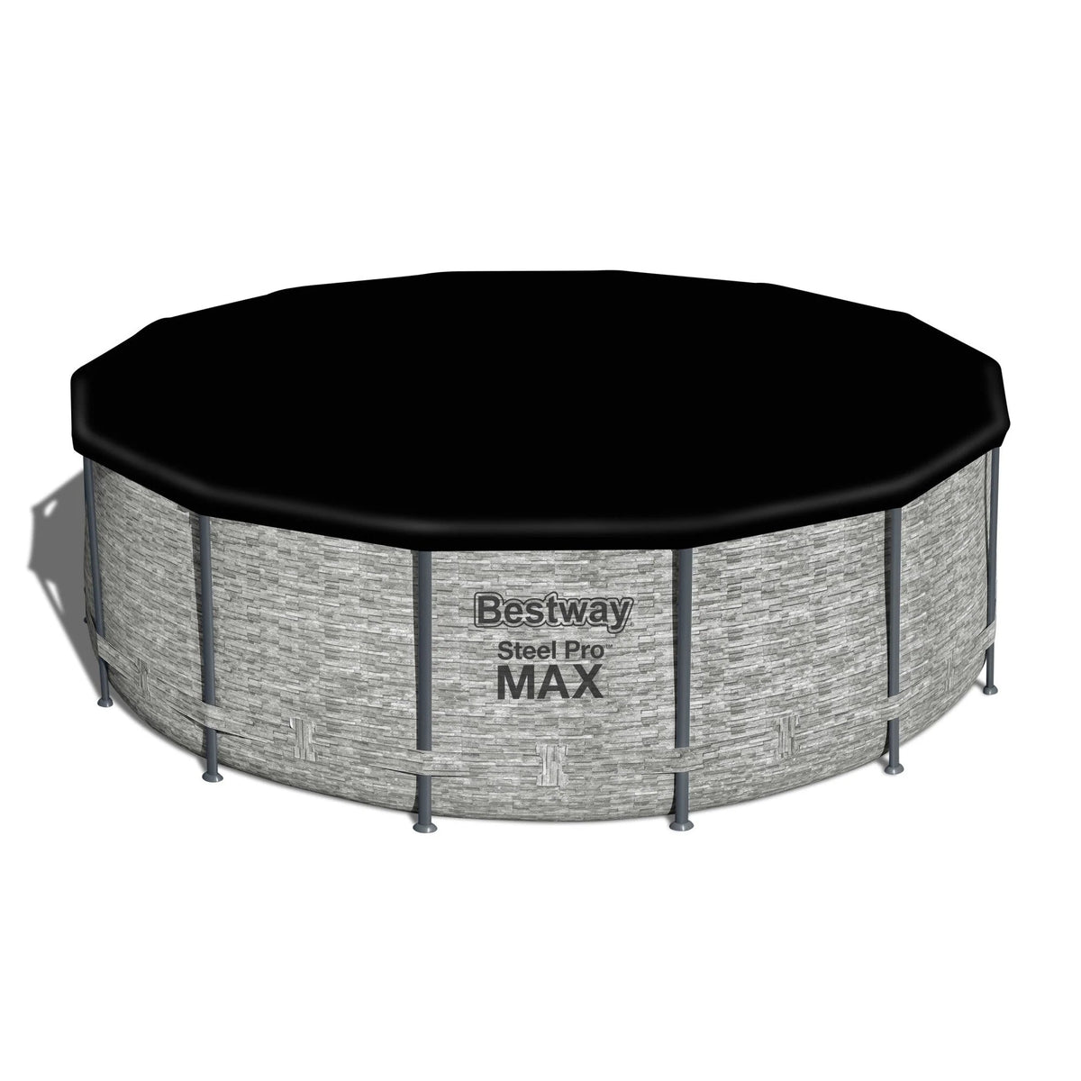 Bestway Steel Pro MAX Rundschwimmbecken Aufstellpool mit Pumpe & Abdeckung
