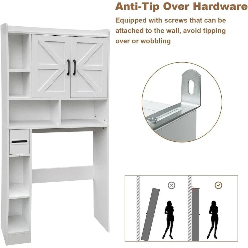 Über-Toilette-Schrank, Wasserdichte Badezimmer-Ablagen