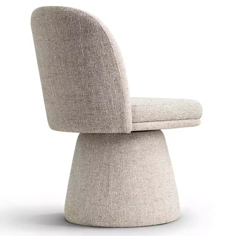6er-Set moderne, armlose 360-Grad-Drehstühle mit Sockelgestell, elegante Akzentstühle für Küche, Esszimmer oder Büro – Panipeachy
