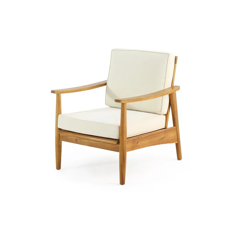 Willowbrook Outdoor Akazienholz 4-Sitzer Lounge-Set von Christopher Knight Home