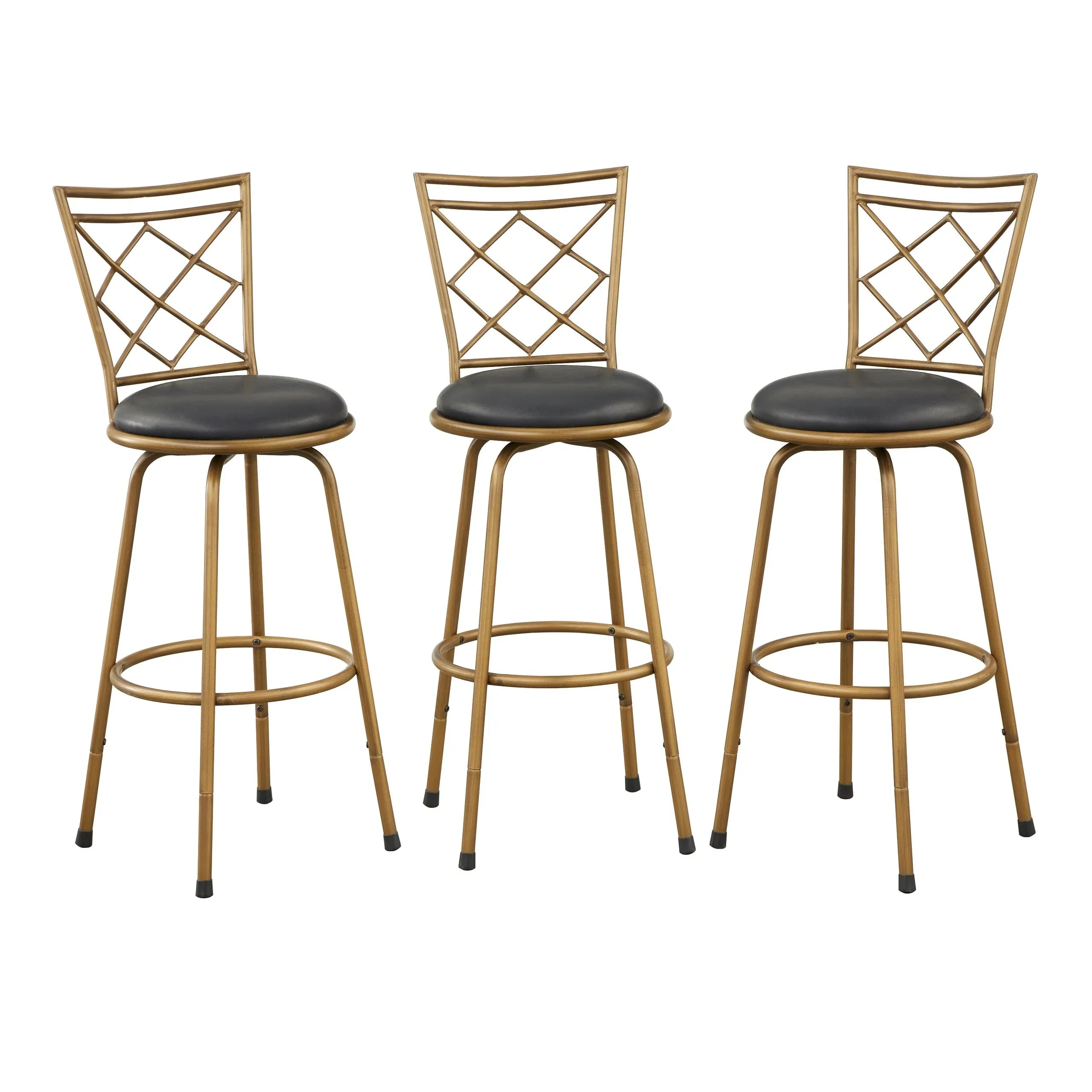 Simple Living Alyssa Höhenverstellbare Barhocker (3er-Set)
