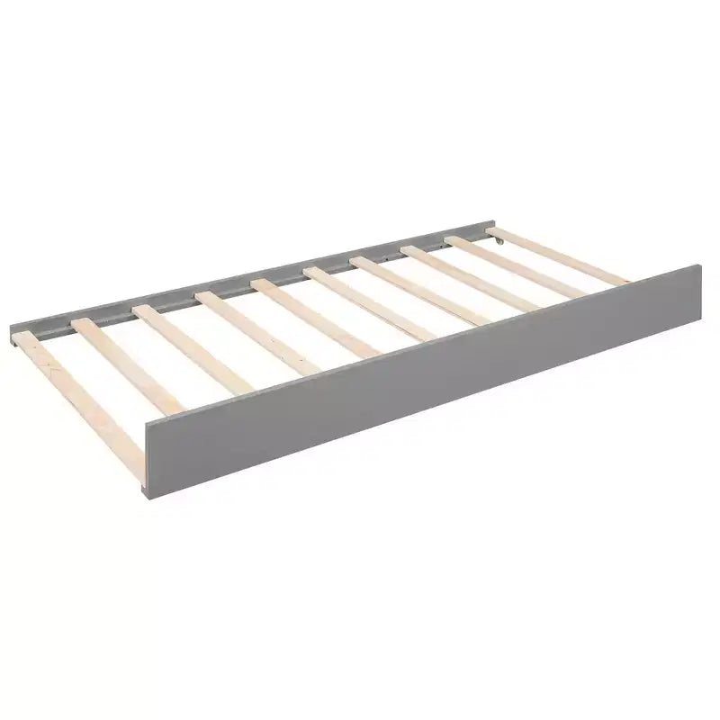 Whisen Twin XL Tagesbett aus Holz mit 2 Ausziehbetten, 3 Staufächern, 1 kostenloser Leuchte und USB-Ladefunktion
