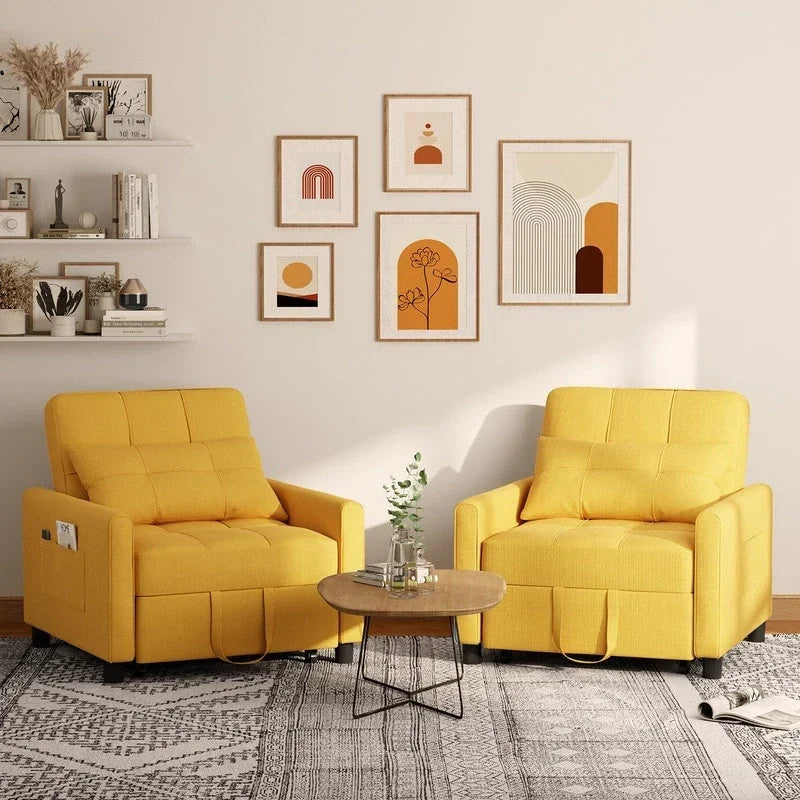 3-in-1 verstellbares Schlafsofa, ausziehbares Sesselsofa, umwandelbares Klappbett für das Wohnzimmer
