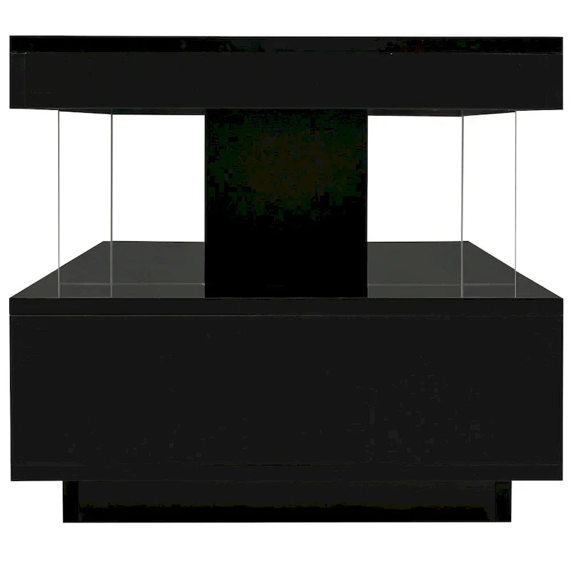 U-Can LED-Couchtisch mit Stauraum