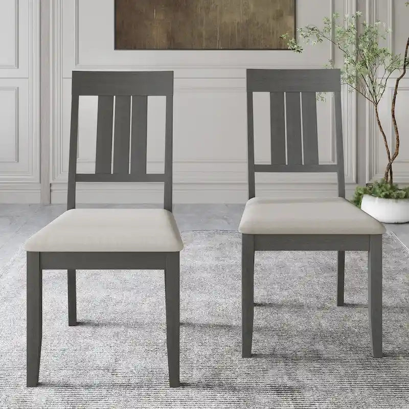 CraftPorch Classic 7-teiliges Esszimmerset aus Holz