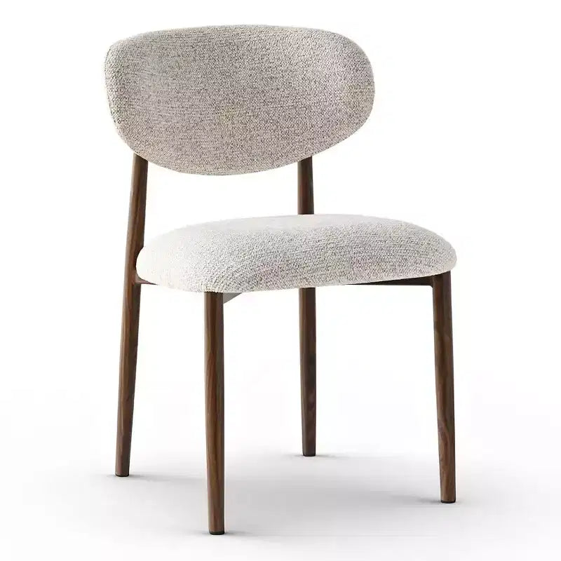 4er-Set moderne gepolsterte Esszimmerstühle mit gebogener Rückenlehne, armlose Seitenstühle mit Eisenrahmen für Esszimmer, Küche-Panipeachy