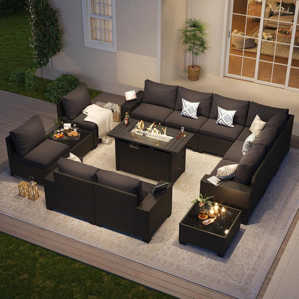 Gartenmöbel-Sets mit 4 Zoll dicken Kissen