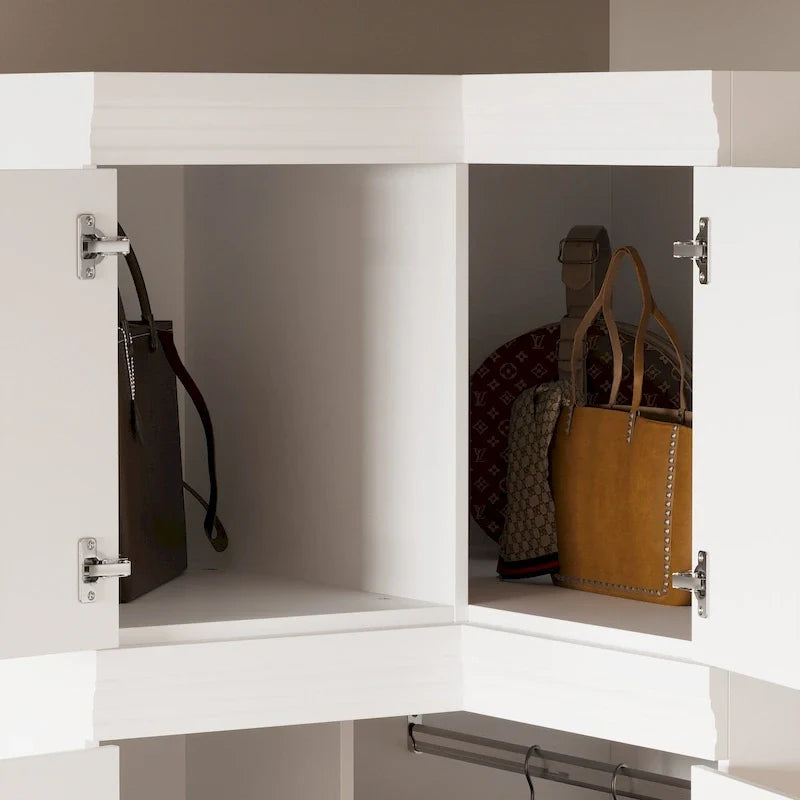 93.9H/74.2H Schrank Kleiderschrank Garderobe Hängende Schubladen Aufbewahrung