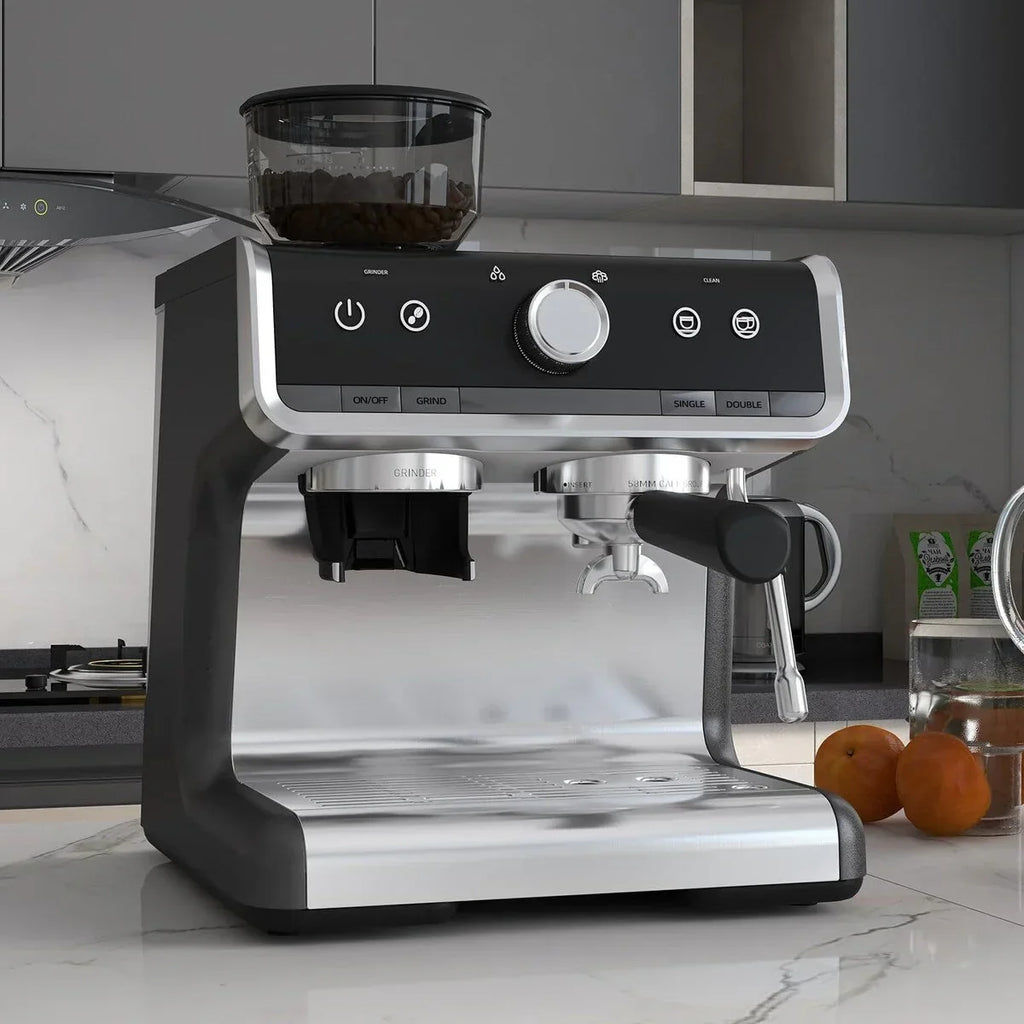 Espressomaschine, mit Mahlwerk, 2,8 L Wassertank