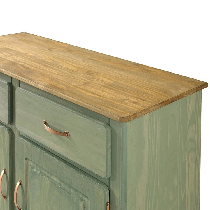 Holz-Sideboard Grün