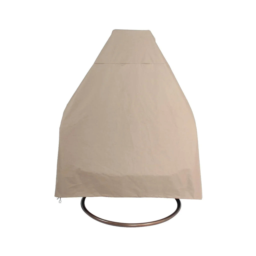 LeisureMod 2-Personen Hängesessel Ei mit Gestell - Outdoor/Indoor Rattan Korb Terrassen Schaukel Hängematte Liege mit Kissen
