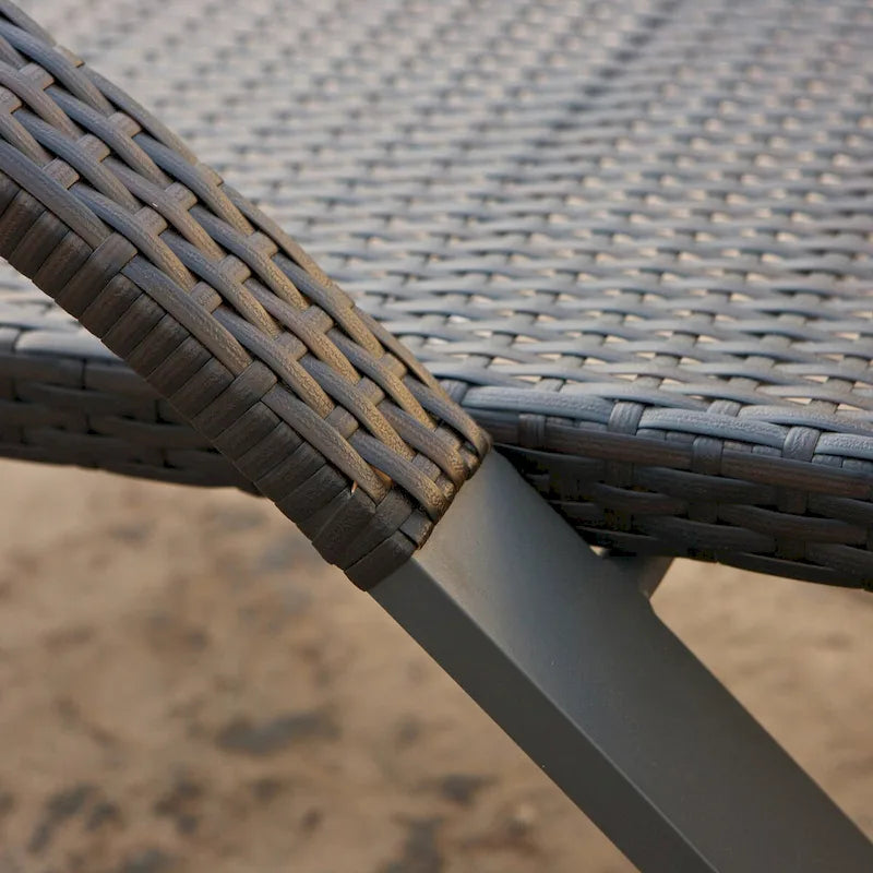 Deco 4-teiliges Outdoor-Liegen-Set aus Aluminium für die Terrasse