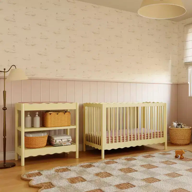 Babyletto Swell 4-in-1 umwandelbares Kinderbett mit Umbausatz zum Kleinkindbett