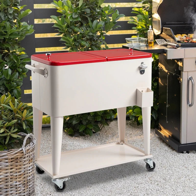 80QT Eisen-Spraykühler mit Ablage