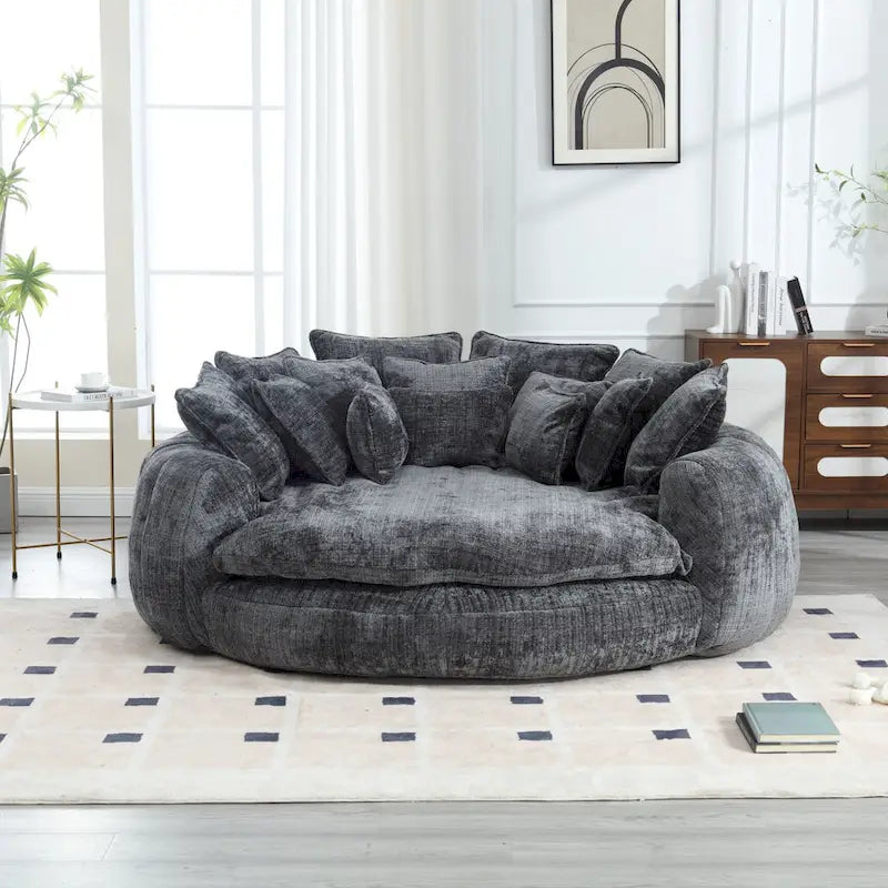Bequemes Doppelschlafsofa, extra großes Schlafsofa mit Armlehnen