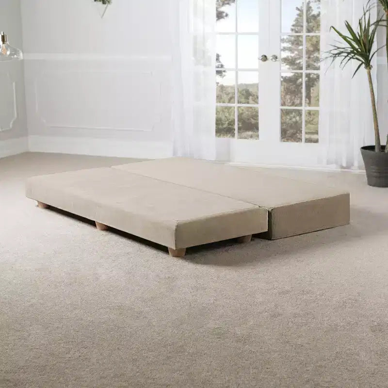 Tagesbett / ausklappbares Schlafsofa (Queensize) - Microvelvet