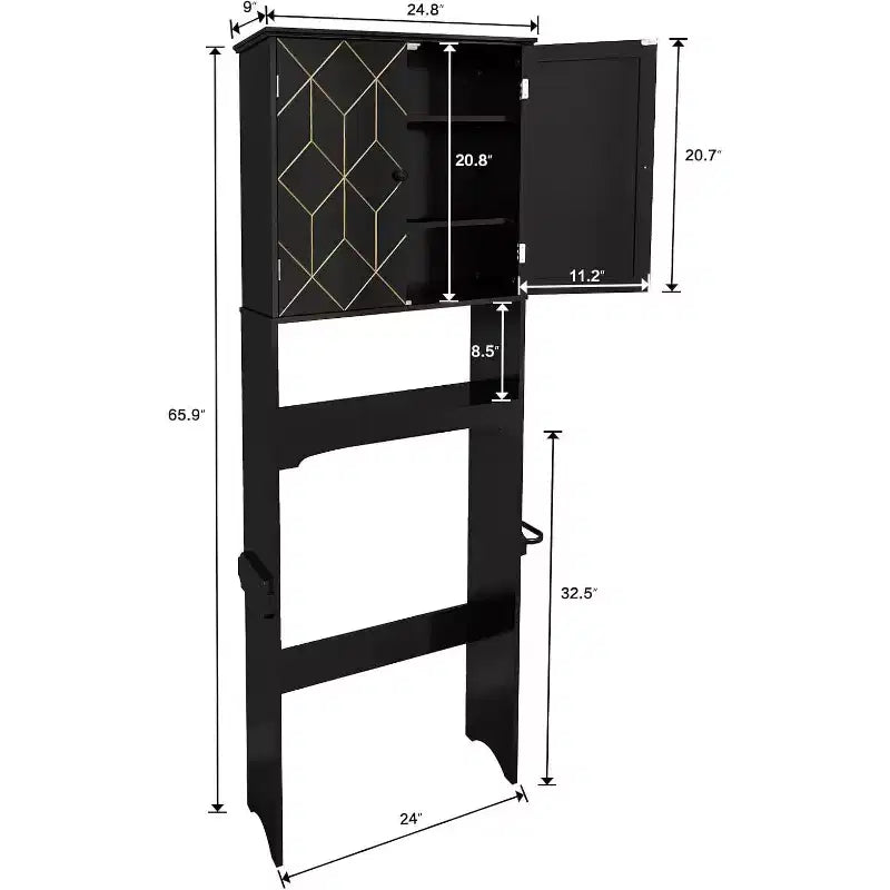 Badschrank über der Toilette Platzsparer fürs Badezimmer