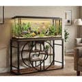 Aquariumunterschrank aus Metall, 55–75 Gallonen, strapazierfähiger Aquarienunterschrank mit Stauraum, mehrstufiger Aquarienunterschrank mit verdickten Beinen, geeignet
