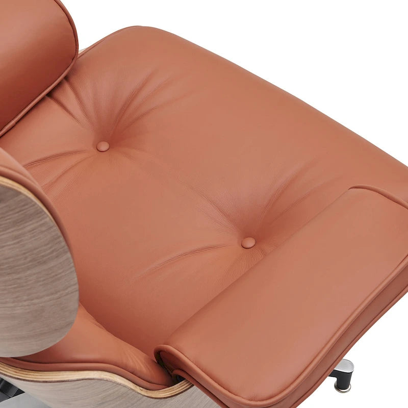 Mid Century Modern Leder Loungesessel Sessel Relaxsessel