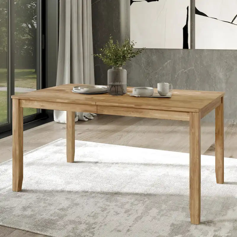 CraftPorch Classic 7-teiliges Esszimmerset aus Holz
