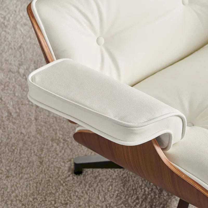 Mid Century Modern Leder Loungesessel Sessel Relaxsessel