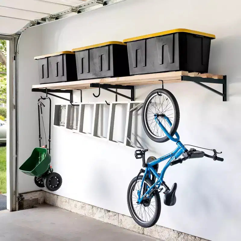 StoreYourBoard 60cm x 240cm DIY Wandregalhalterungen | Schwerlast Garagenwandregal