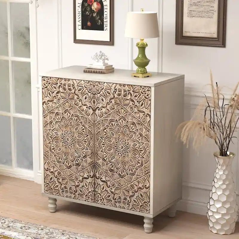COSIEST Vintage-Sideboard, Aufbewahrungsschrank und Anrichte