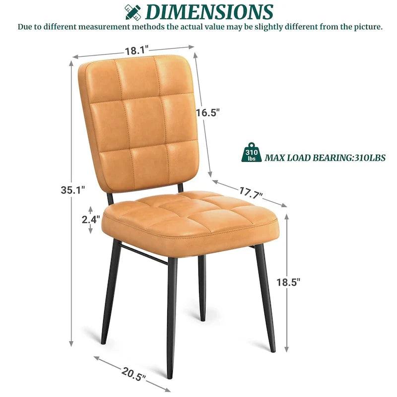 Moderne Esszimmerstühle 2er/4er/6er/8er Set, Polsterstühle mit dickem Kissen für Esszimmer