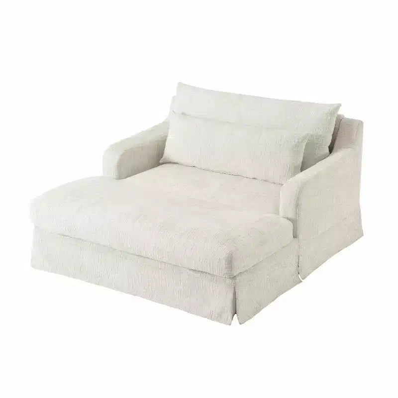 Polibi extra-tiefer Chenille-Schlafsofa-Sessel